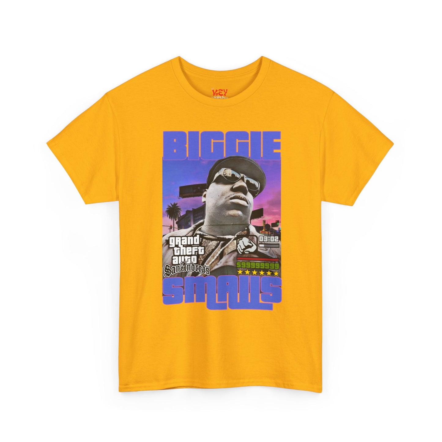 Biggie Tee — Retro Dragon Warrior Graphic T‑Shirt