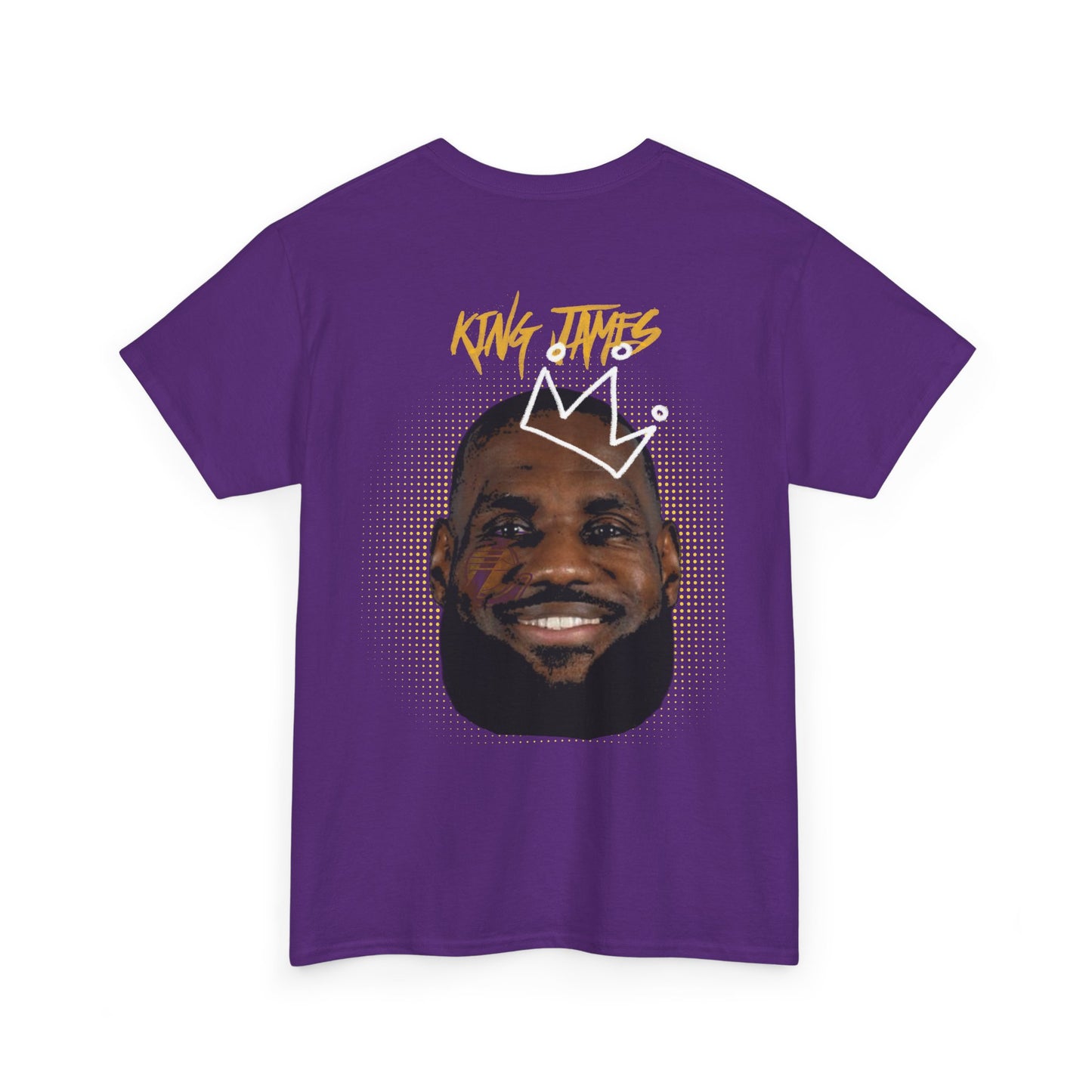 'King'  James Crown Face T-shirt