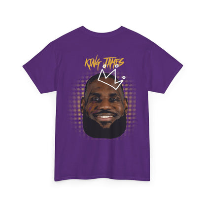 'King'  James Crown Face T-shirt