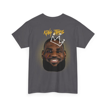 'King'  James Crown Face T-shirt