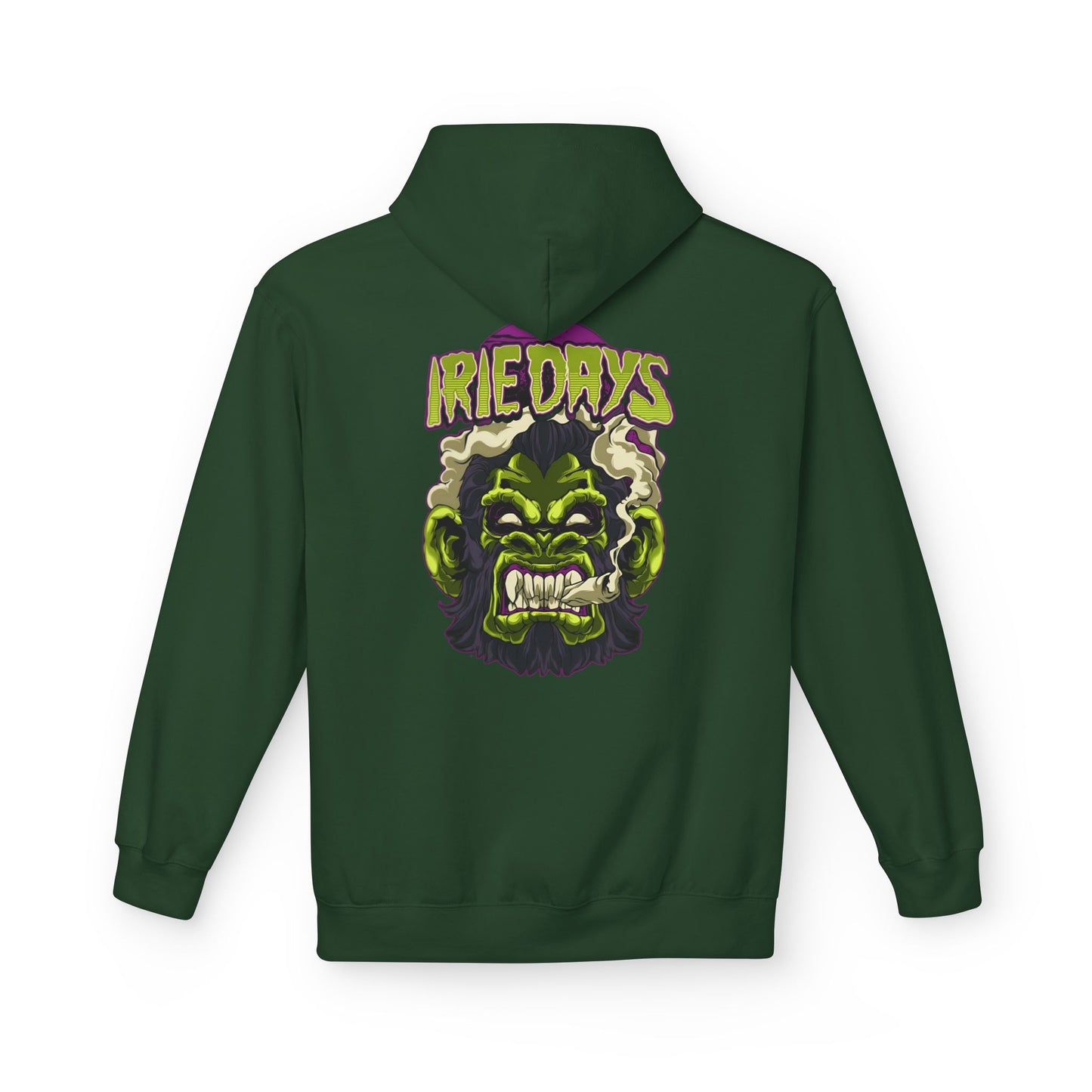 Irie Days Gorilla Graphic Hoodie — Green Monster Streetwear Pullover