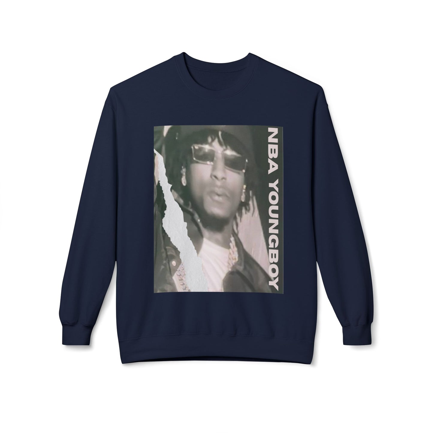 YOUNGBOY Vintage Photo Crewneck Sweatshirt — Keywear custom Graphic