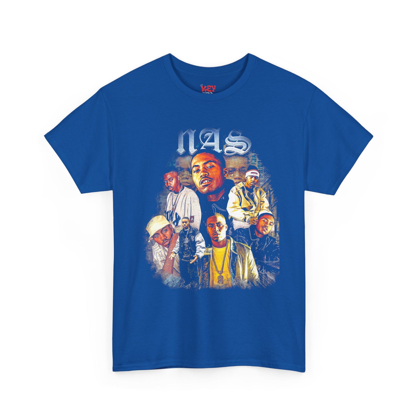 Nas Graphic Tee  Vintage Hip Hop Portrait Collage