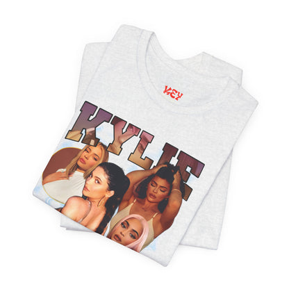 Bootleg Kylie Jenner Graphic Tee — Retro Collage
