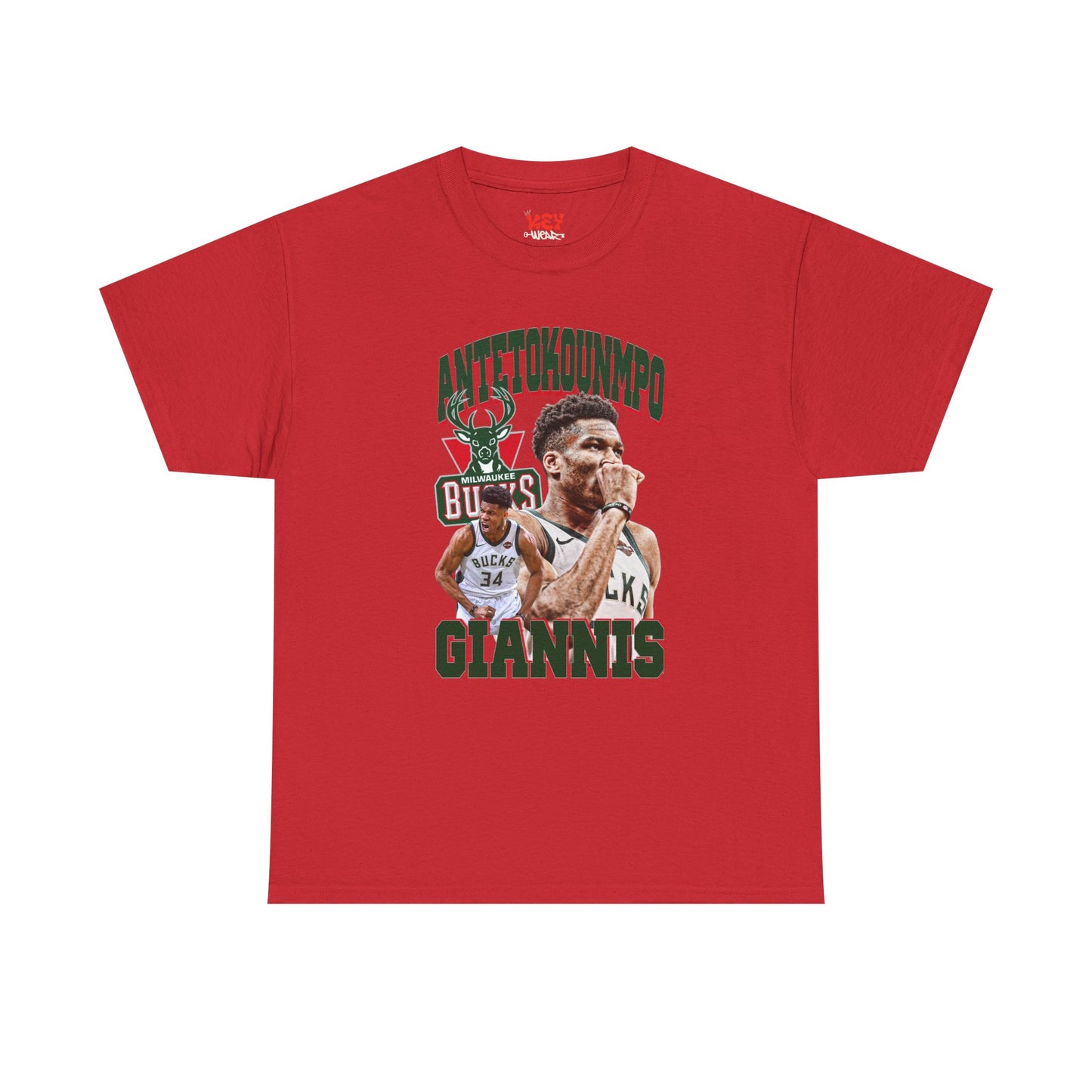 Giannis Antetokounmpo Unisex Heavy Cotton Tee - Basketball Fan Apparel