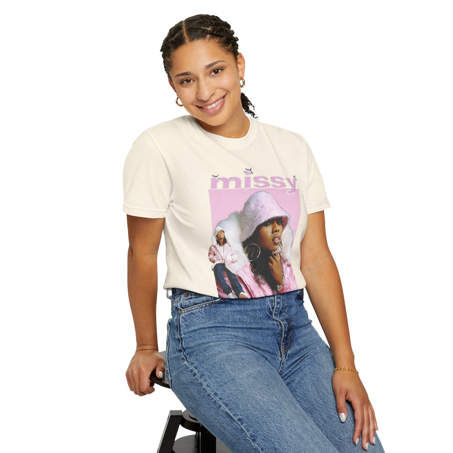 Missy Elliot Graphic T-shirt Portrait