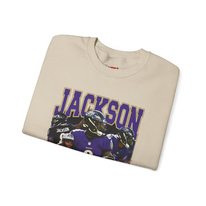 Lamar Jackson Graphic Crewneck Sweatshirt | Cozy Sports Apparel | Unisex Casual Wear | Perfect for Game Day, Gifts, Stylish & Comfy Sweatshirt