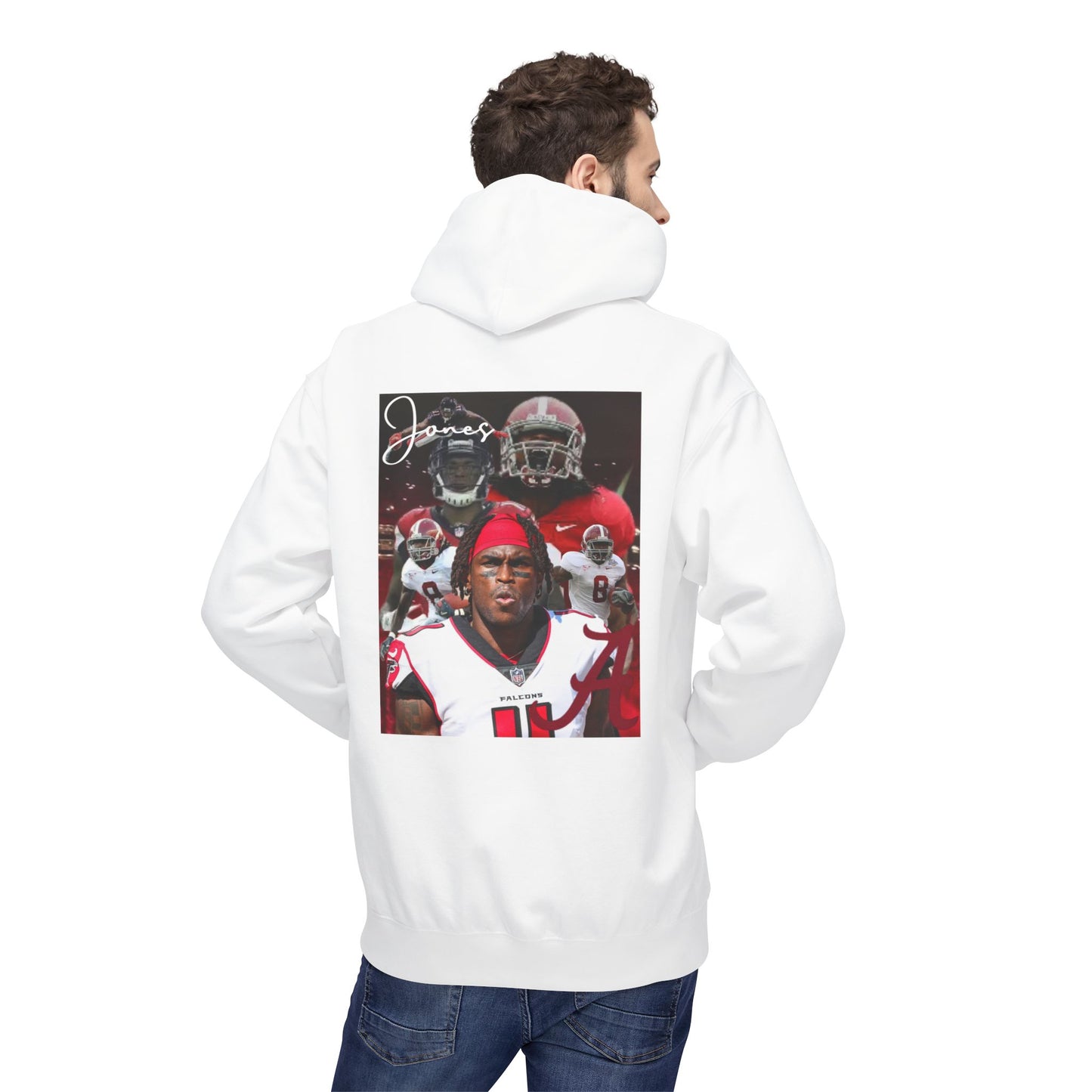 Julio Jones Custom Hoodie — 'Keywear' Signature Graphic Football Player Pullover