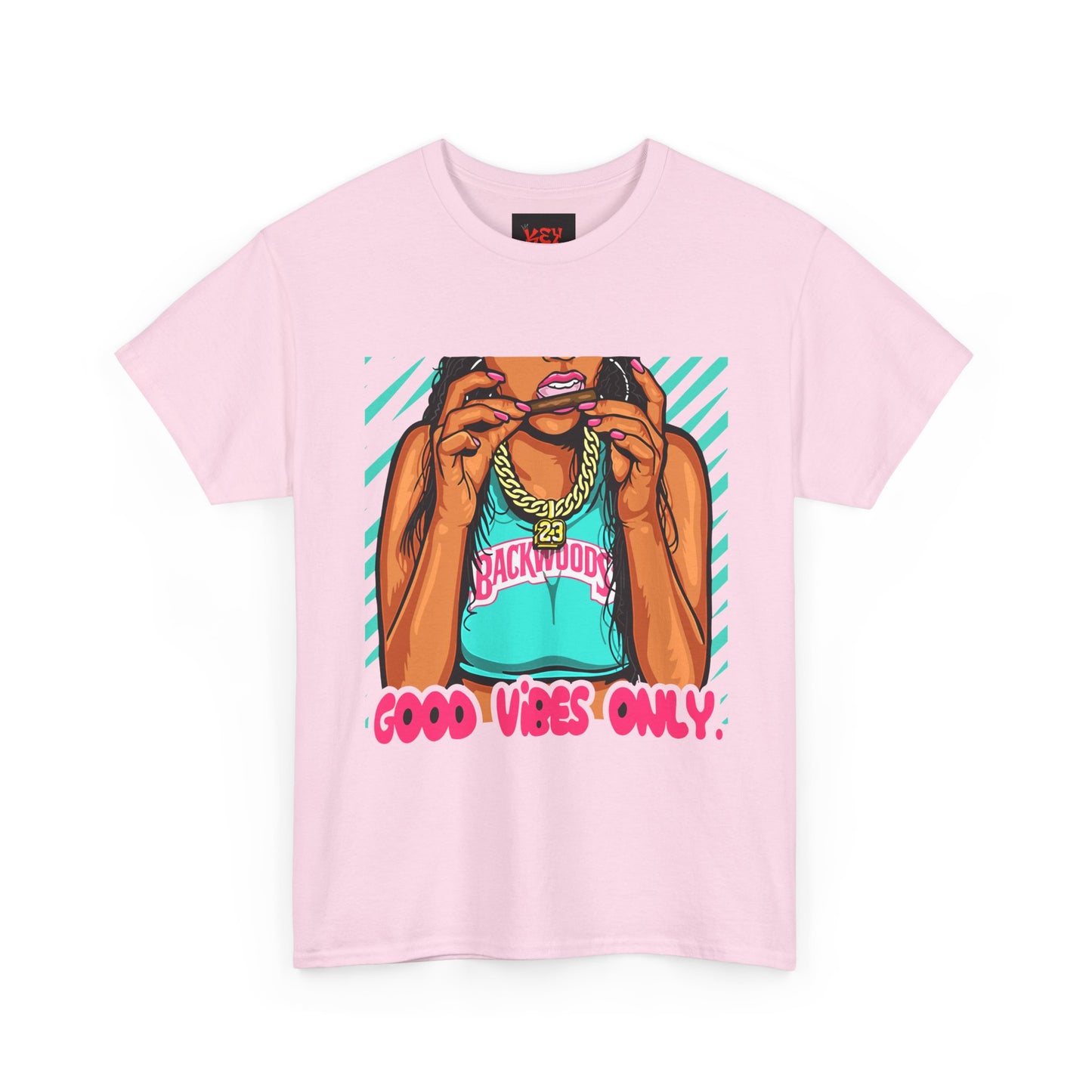 Good Vibes Only Tee — Retro Pop Art Graphic T-Shirt