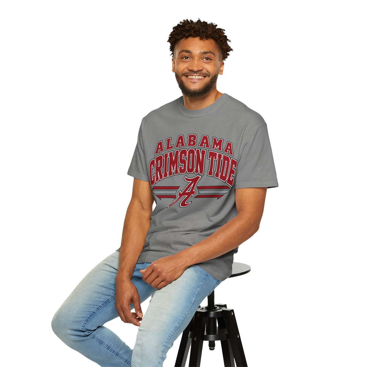 Alabama Crimson Tide Graphic T-Shirt — Vintage Collegiate Football Tee