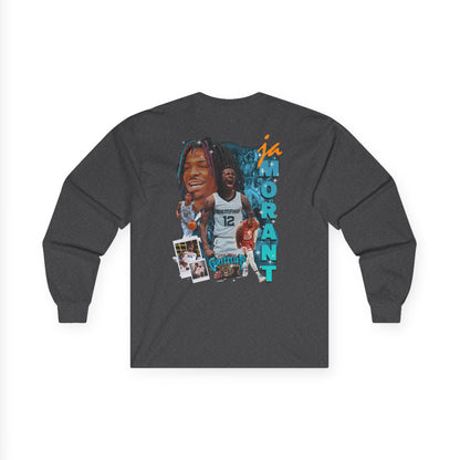 Ja Morant Long Sleeve Tee, Unisex Cotton Shirt for Sports Fans, Basketball Gift, Casual Wear, Game Day Top