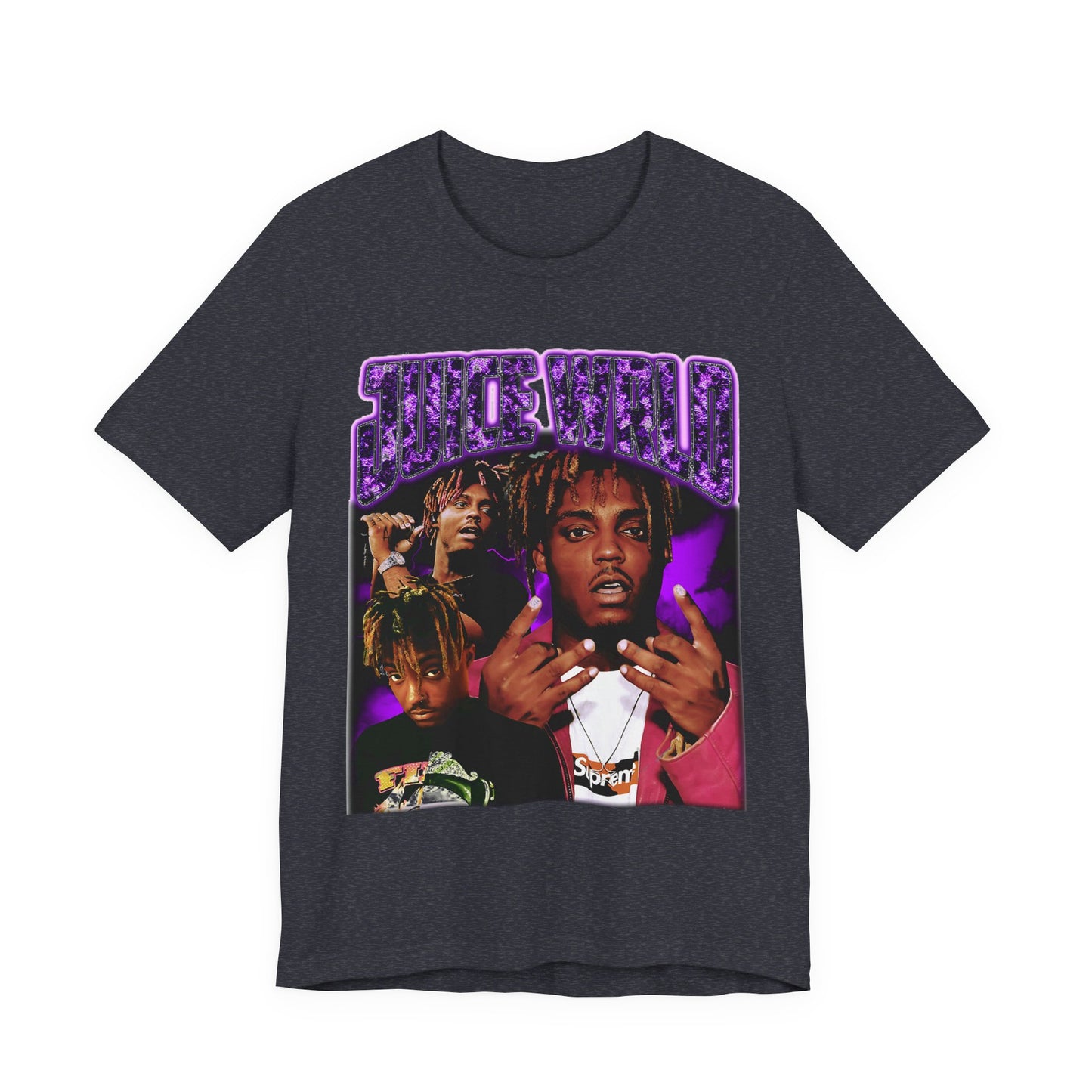 Juice WRLD Unisex Jersey Tee - Retro Graphic T-Shirt for Music Fans