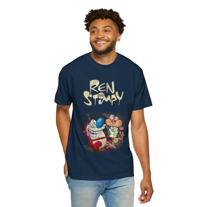 Ren & Stimpy Vintage Cartoon Graphic T-Shirt