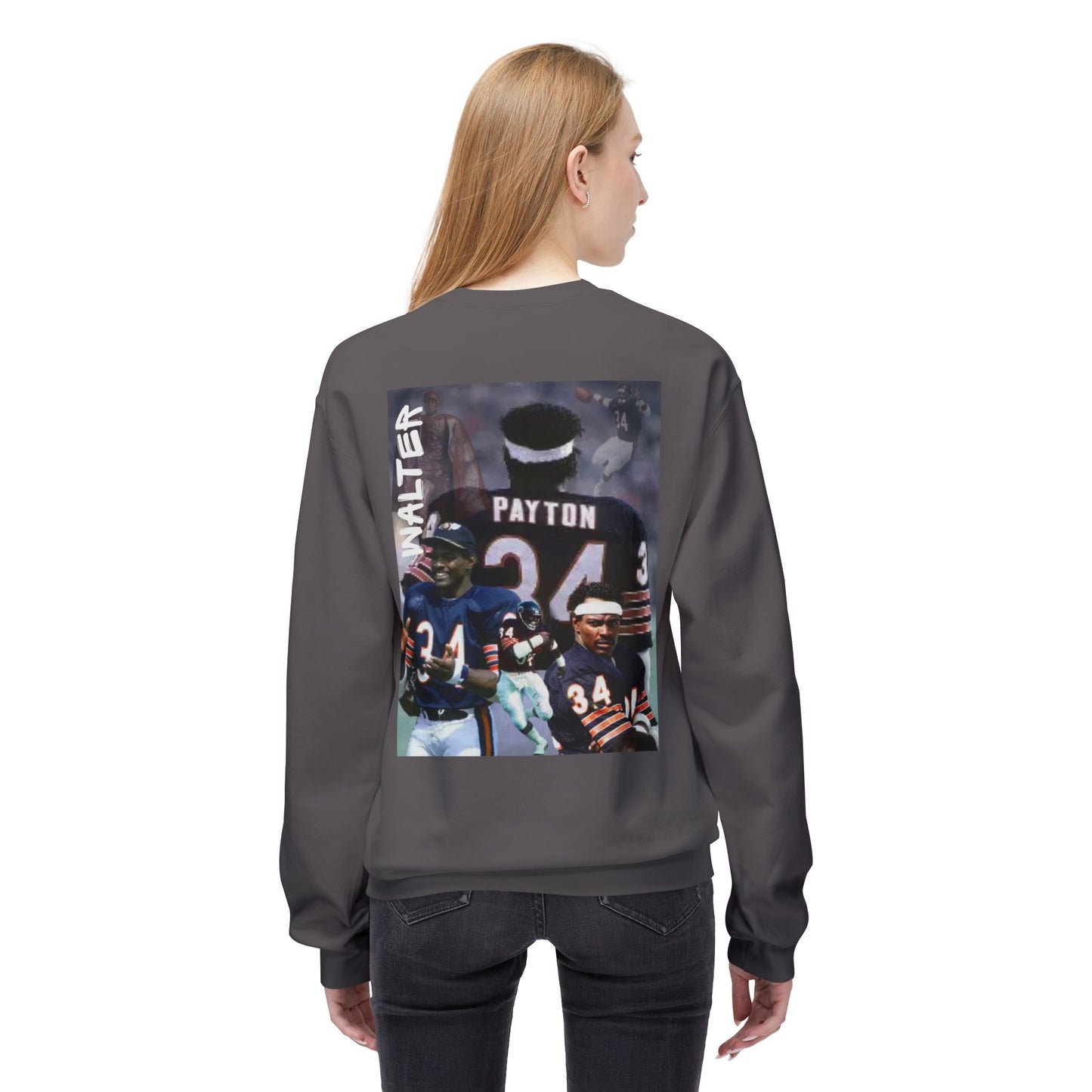 Walter Payton Tribute Crewneck Sweatshirt - Unisex Midweight Fleece