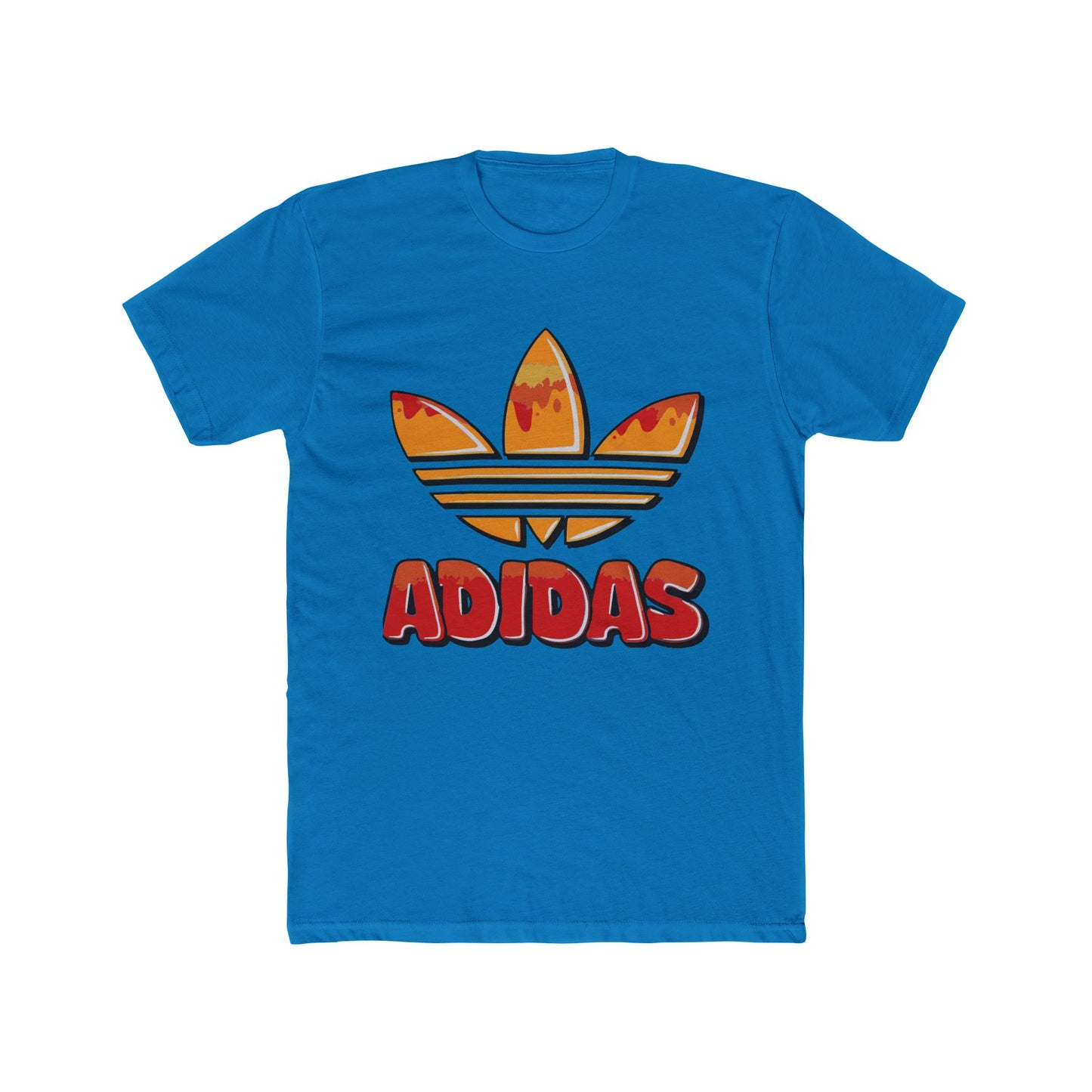 Vintage Flame Adidas Logo T-Shirt