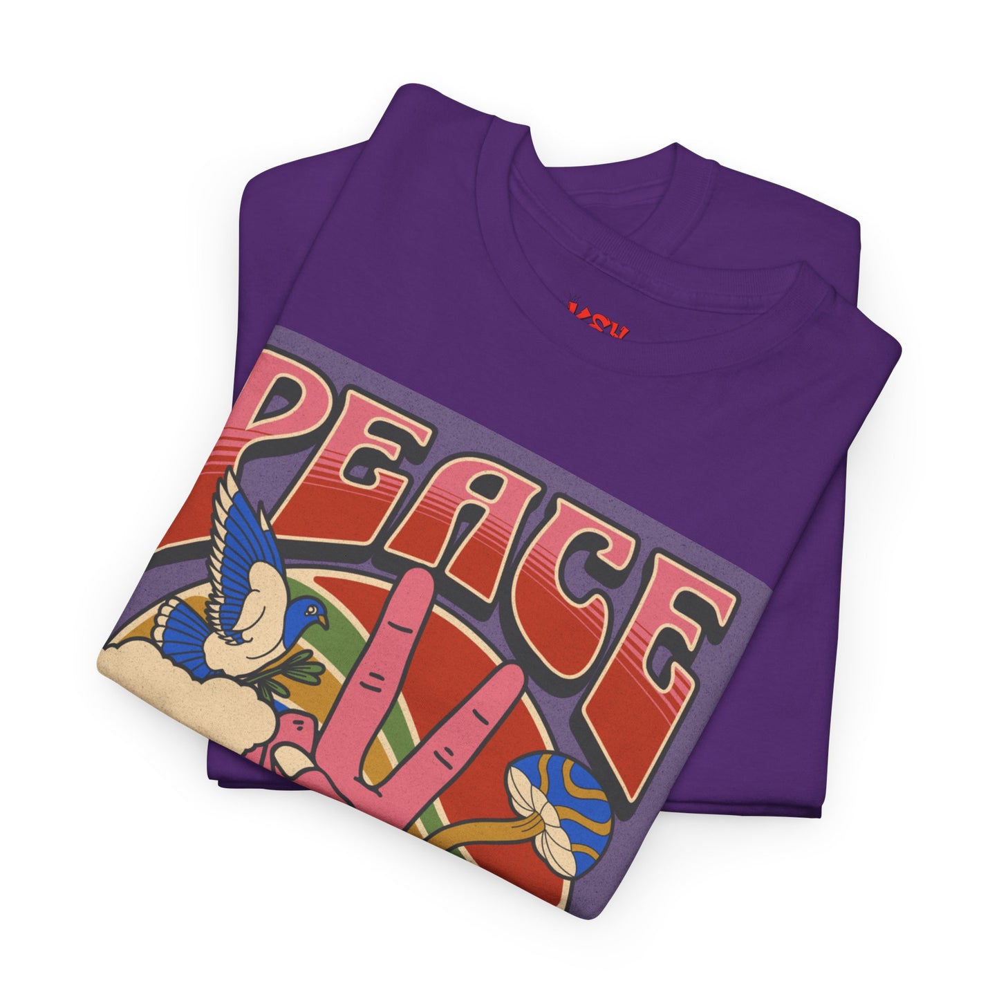 Peace Always T-Shirt – Retro 70s Hippie Peace Sign Graphic Tee
