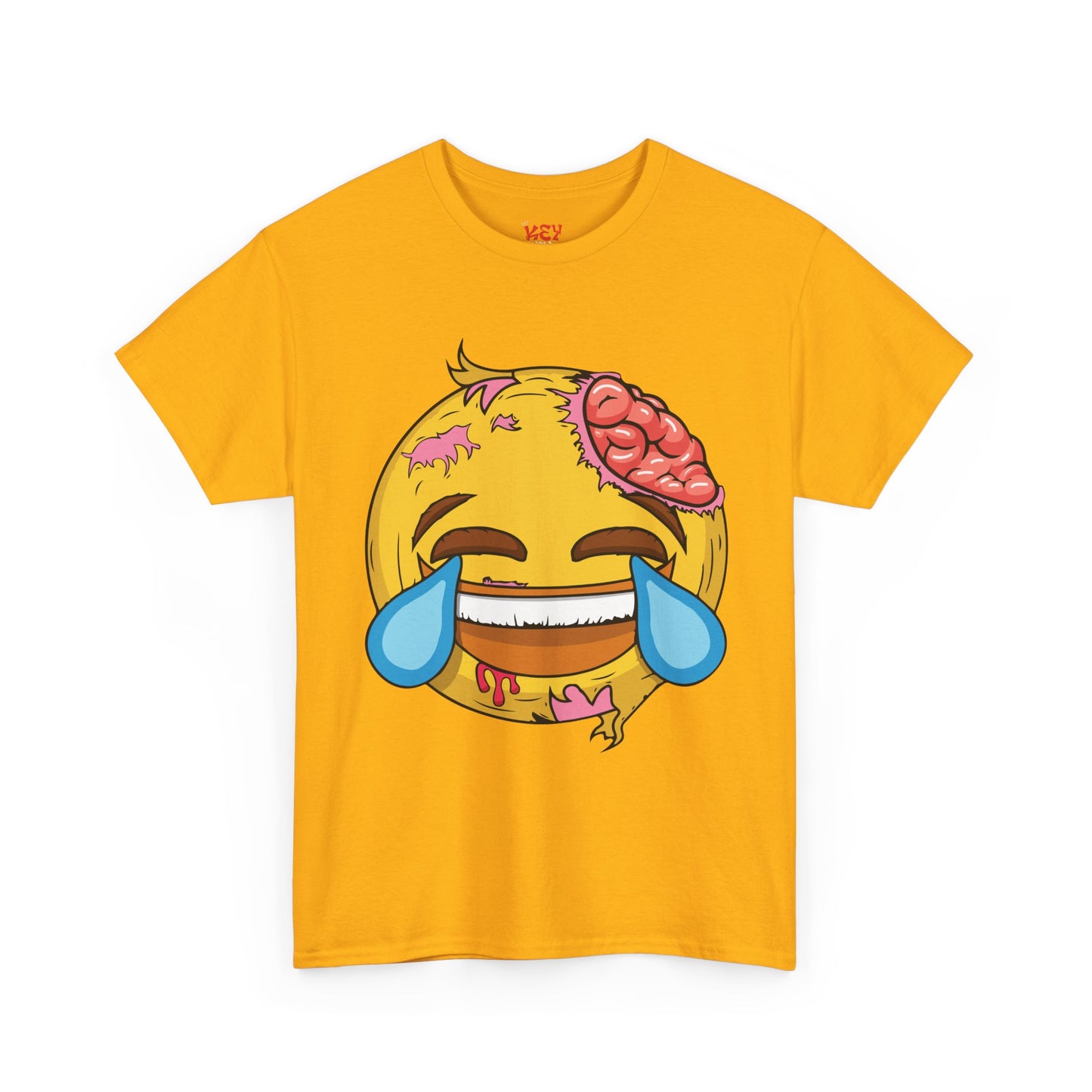 Zombie Laughing Emoji T‑Shirt
