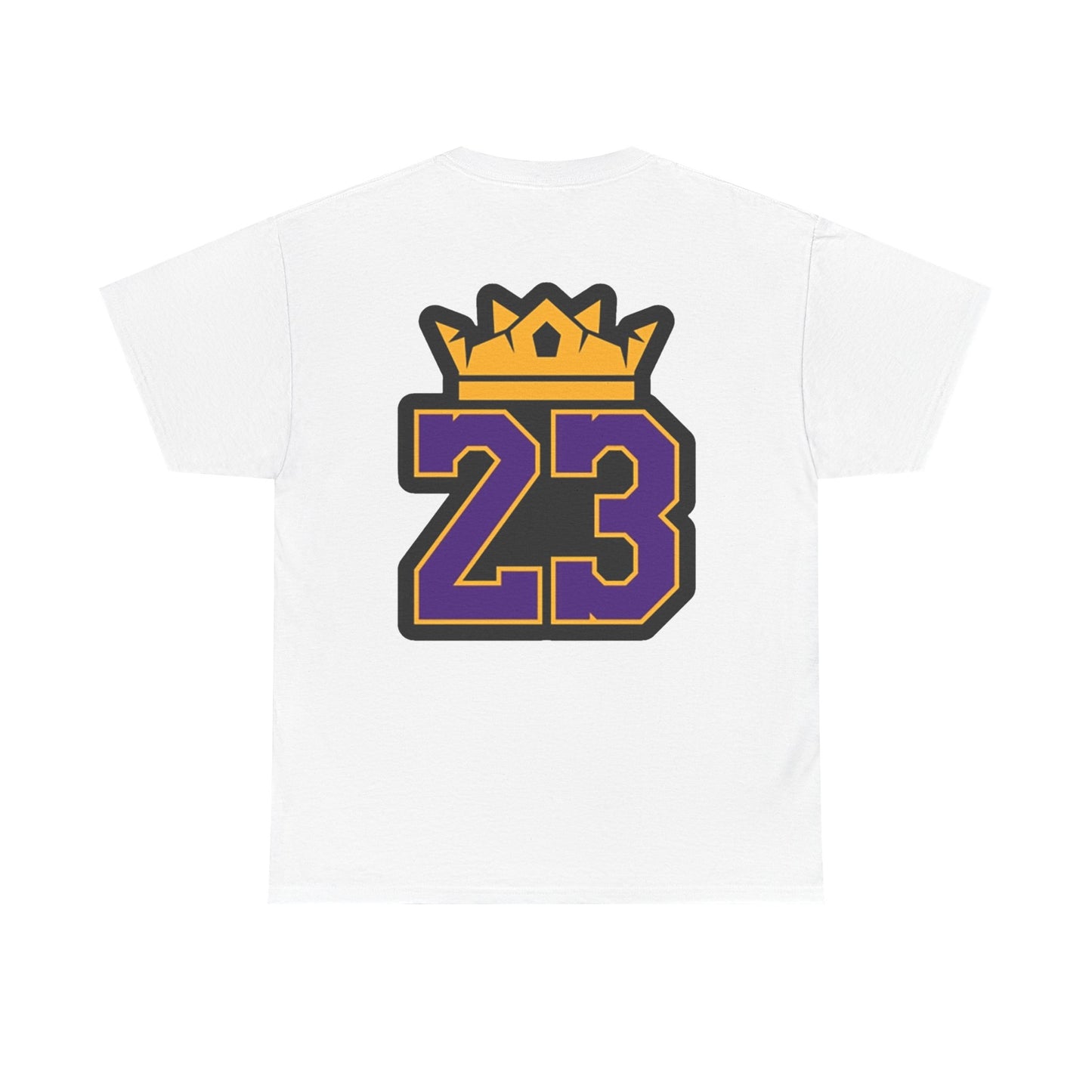 King Crown 23 Tee – Purple & Gold Sports Number Shirt