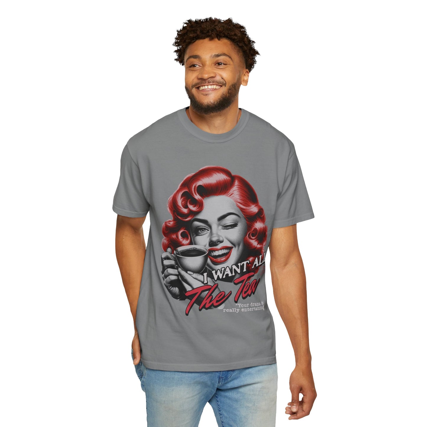 "I Want All The Tea" Retro T-shirt