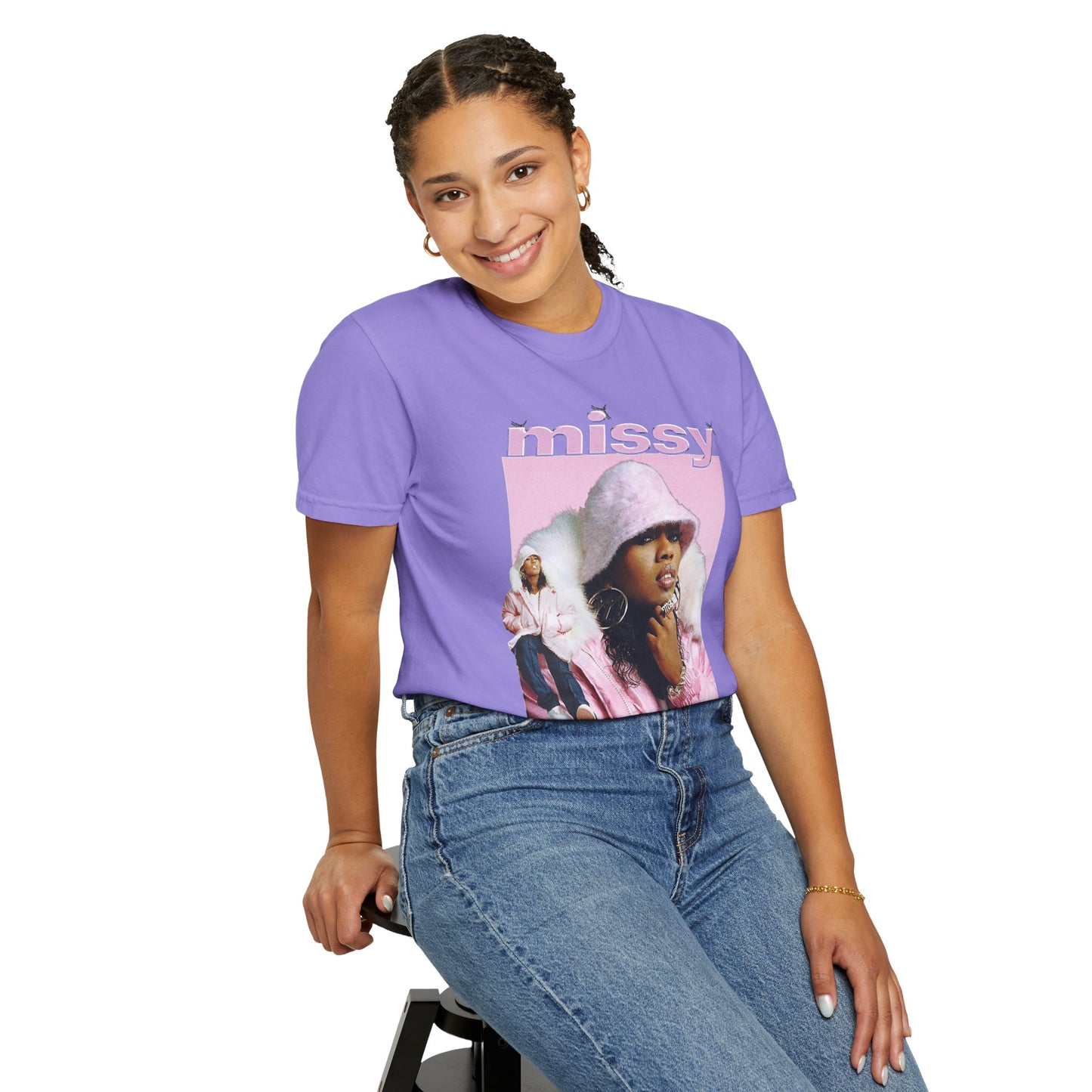 Missy Elliot Graphic T-shirt Portrait