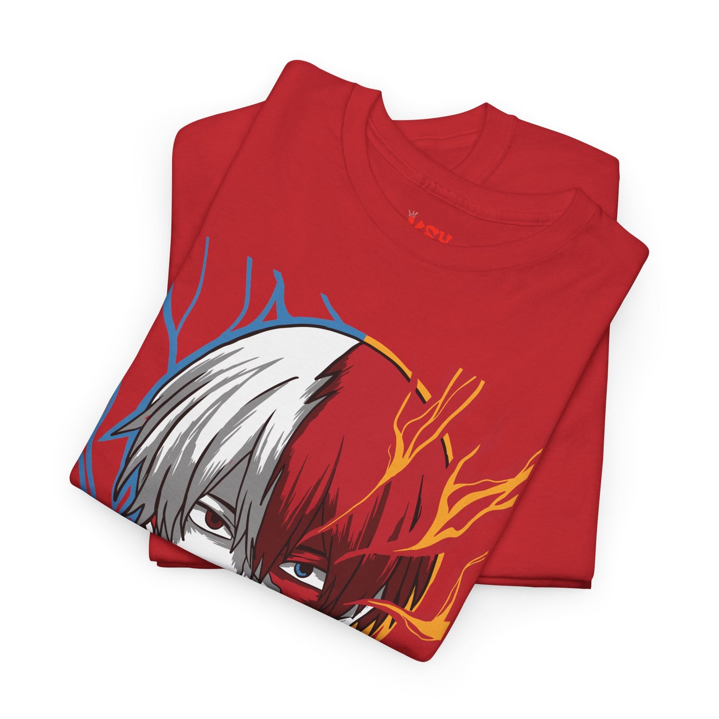 Shoto Todoroki Split Flame & Ice Graphic Tee