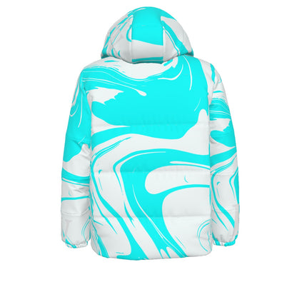 'Frost Marble' KeyWear Puff Jacket
