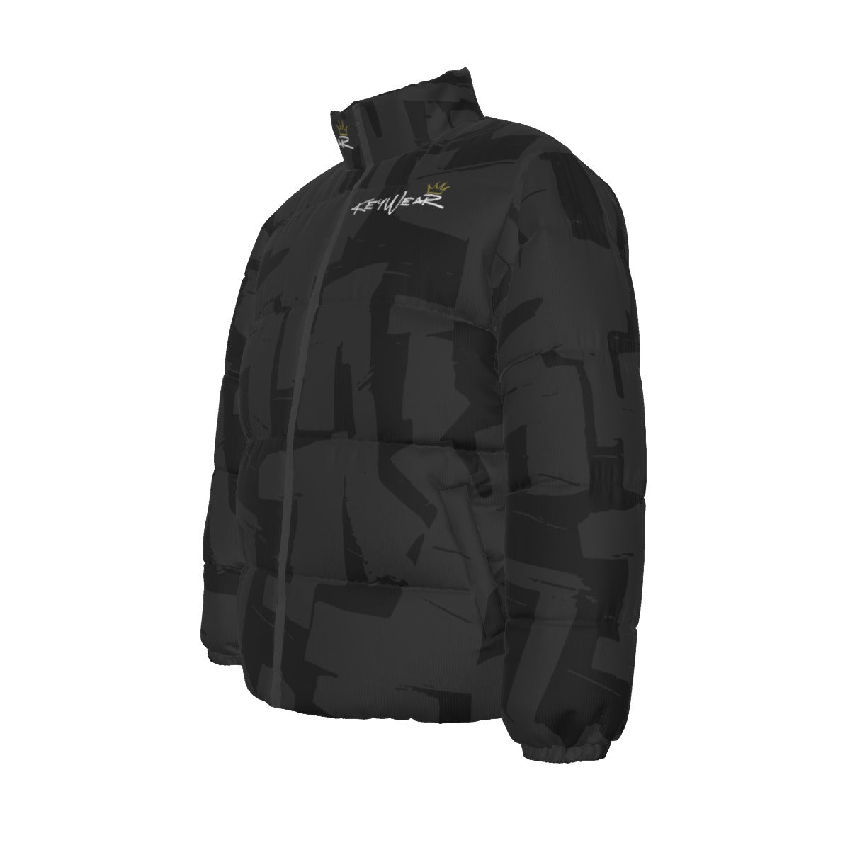 'Black Hawaiian' KeyWear Puff Jacket