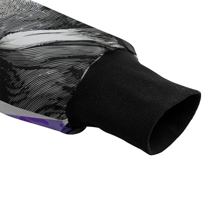 Blue Cheese Knitted Fleece Lapel Outwear