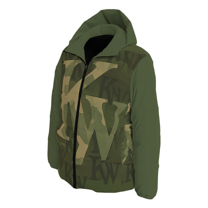 KeyWear Camo Hoodie Puff Jacket