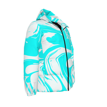 'Frost Marble' KeyWear Puff Jacket