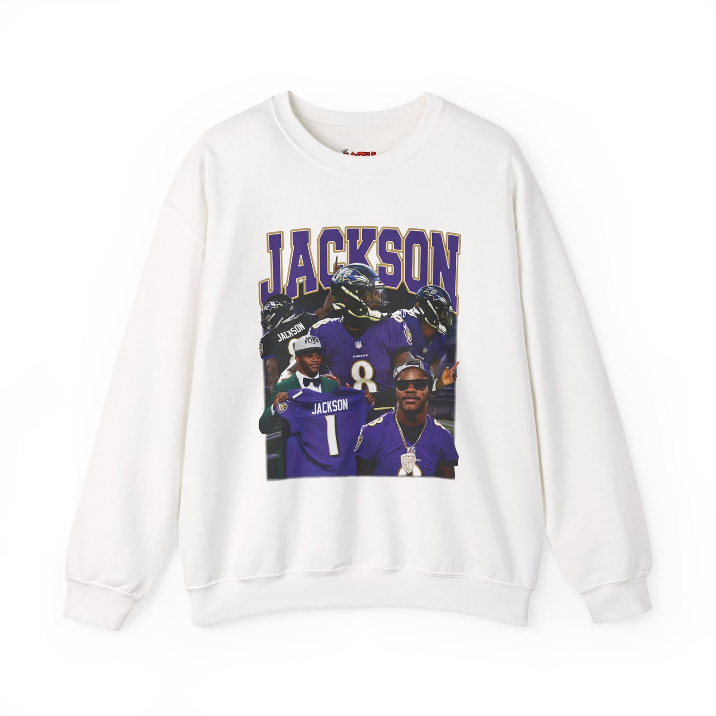Lamar Jackson Graphic Crewneck Sweatshirt | Cozy Sports Apparel | Unisex Casual Wear | Perfect for Game Day, Gifts, Stylish & Comfy Sweatshirt