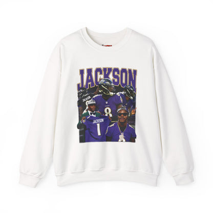 Lamar Jackson Graphic Crewneck Sweatshirt | Cozy Sports Apparel | Unisex Casual Wear | Perfect for Game Day, Gifts, Stylish & Comfy Sweatshirt