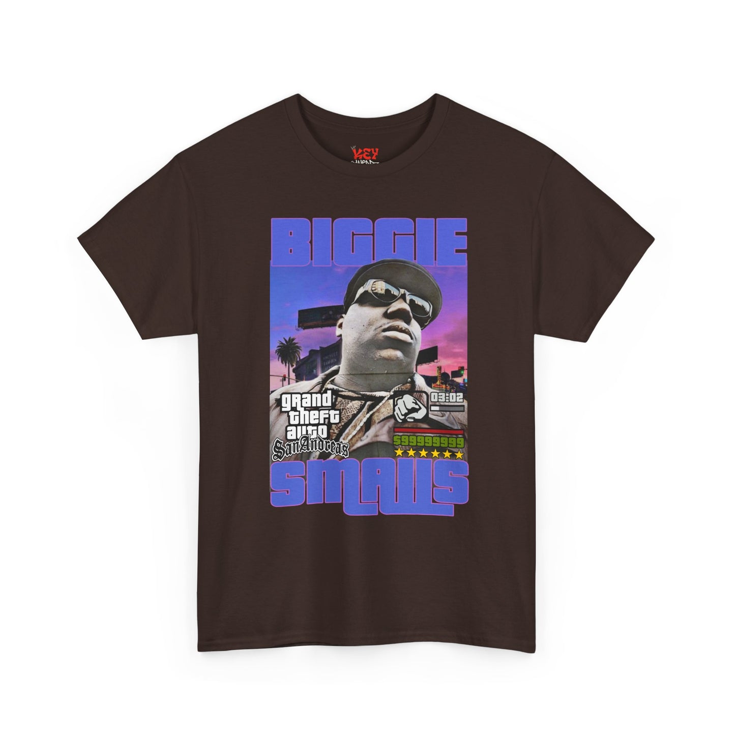 Biggie Tee — Retro Dragon Warrior Graphic T‑Shirt