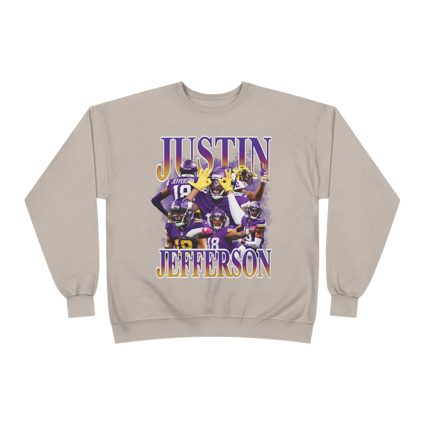 Justin Jefferson Design  Crewneck Sweatshirt