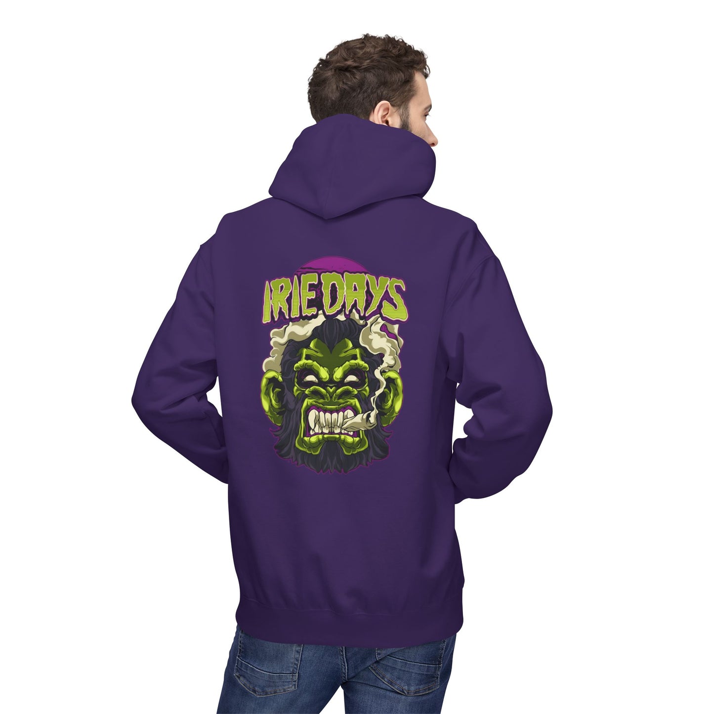 Irie Days Gorilla Graphic Hoodie — Green Monster Streetwear Pullover