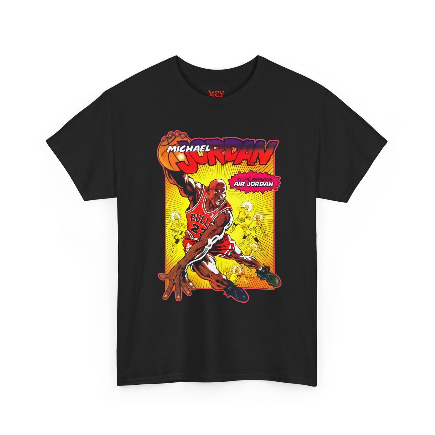 Retro "Michael Air"   Graphic Tee — Comic-Style Jersey Design