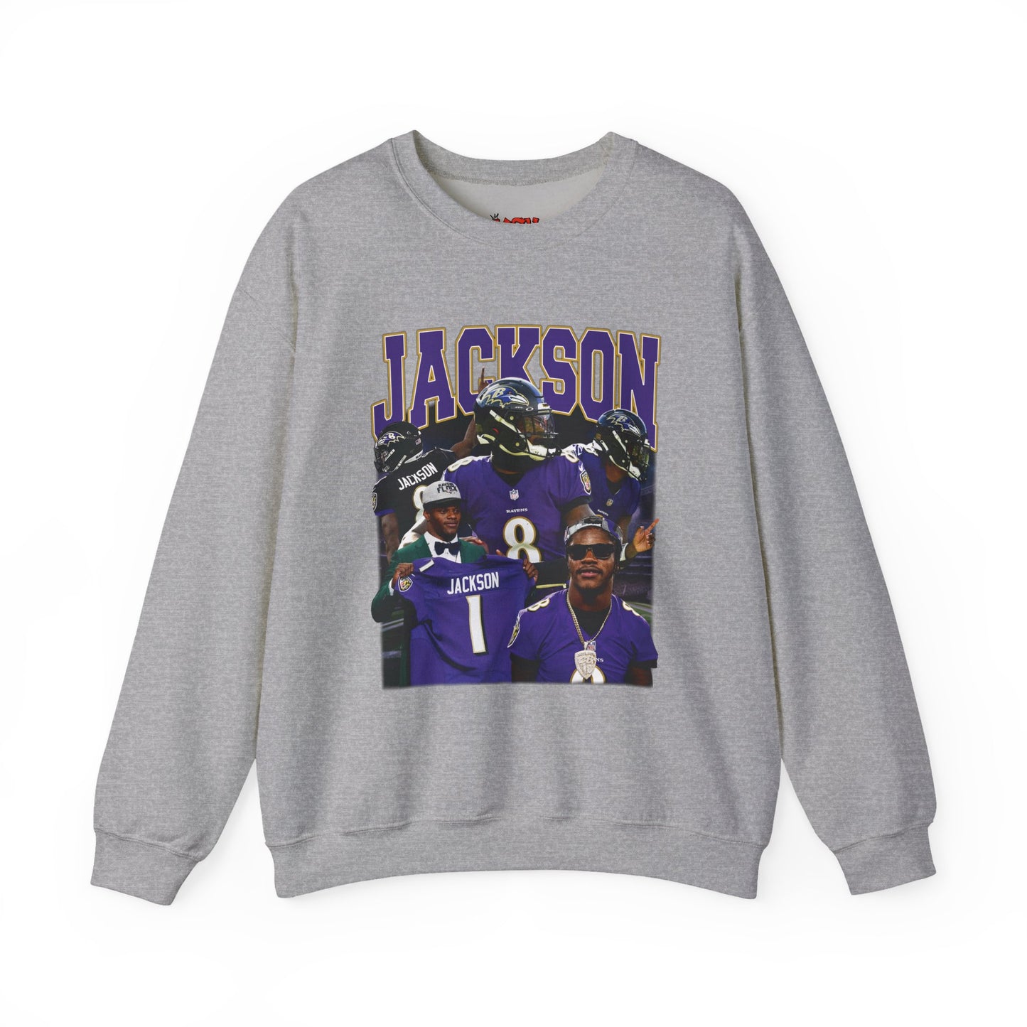 Lamar Jackson Graphic Crewneck Sweatshirt | Cozy Sports Apparel | Unisex Casual Wear | Perfect for Game Day, Gifts, Stylish & Comfy Sweatshirt
