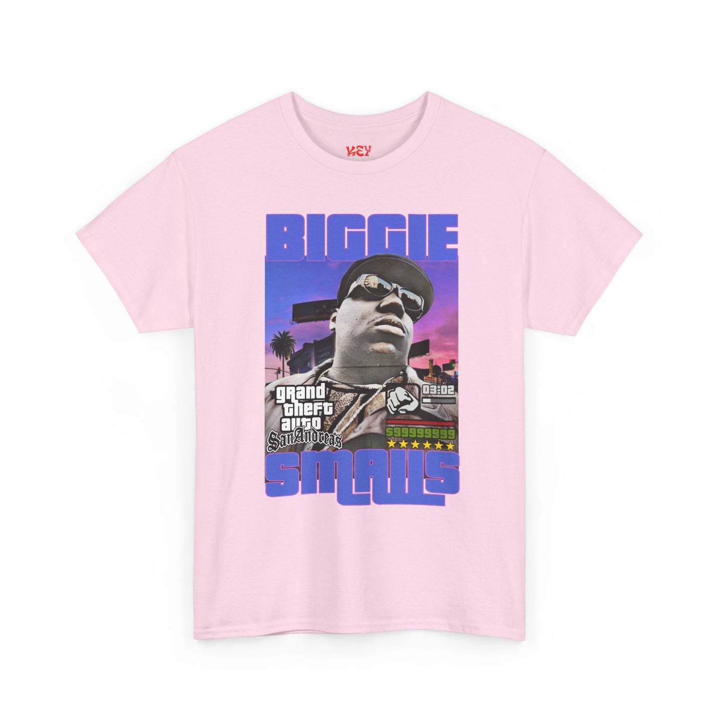 Biggie Tee — Retro Dragon Warrior Graphic T‑Shirt
