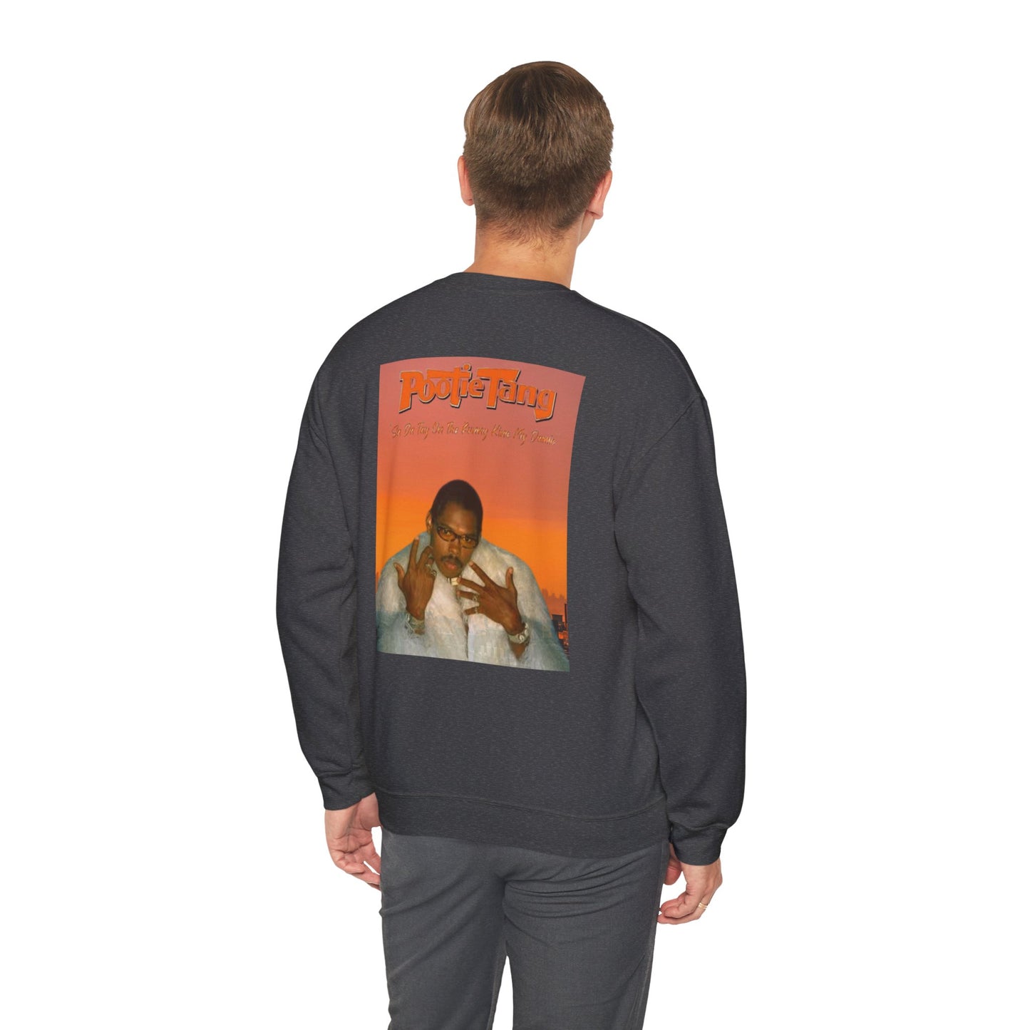 Pootie Tang Keywear Graphic Sweatshirt — Vintage Portrait Back Print Crewneck