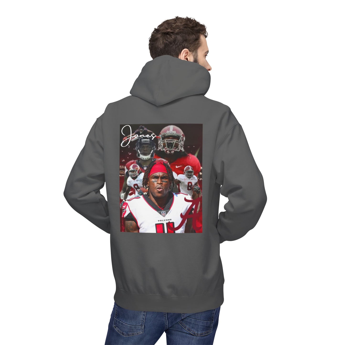 Julio Jones Custom Hoodie — 'Keywear' Signature Graphic Football Player Pullover