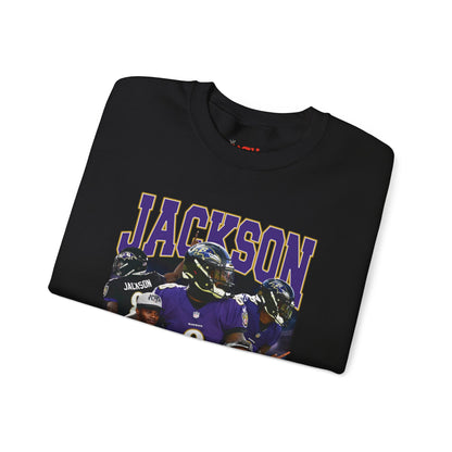 Lamar Jackson Graphic Crewneck Sweatshirt | Cozy Sports Apparel | Unisex Casual Wear | Perfect for Game Day, Gifts, Stylish & Comfy Sweatshirt