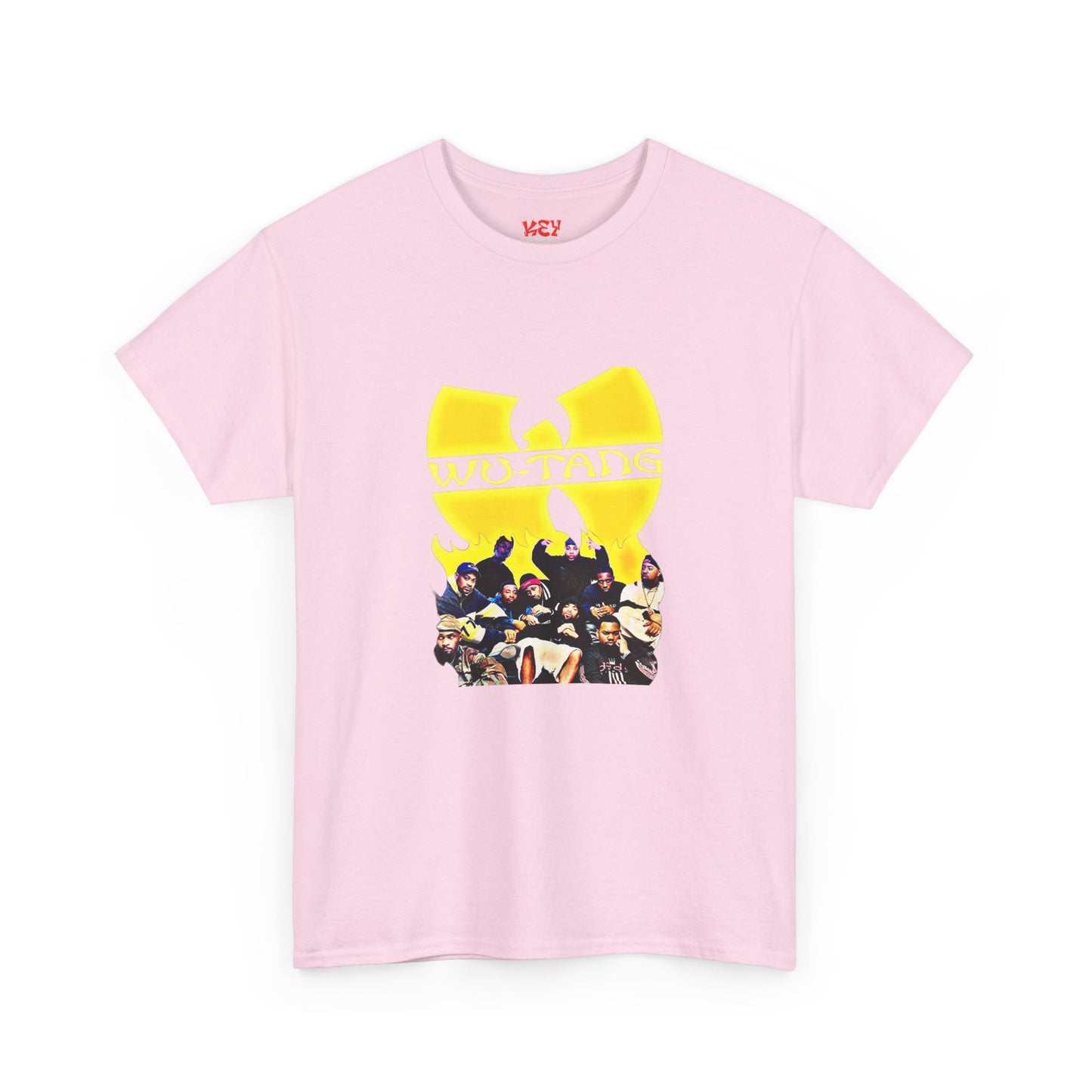 Wu-Tang Clan Logo Photo Tee — Yellow Icon Graphic T-Shirt