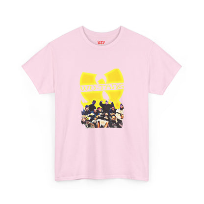 Wu-Tang Clan Logo Photo Tee — Yellow Icon Graphic T-Shirt
