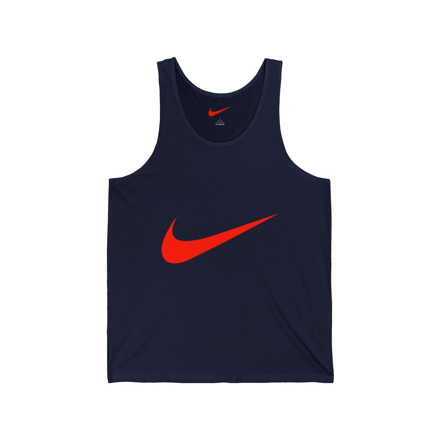 Red Swoosh Tank Top