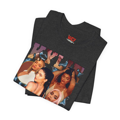 Bootleg Kylie Jenner Graphic Tee — Retro Collage