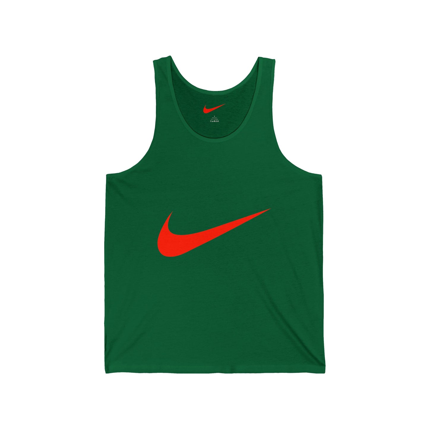 Red Swoosh Tank Top