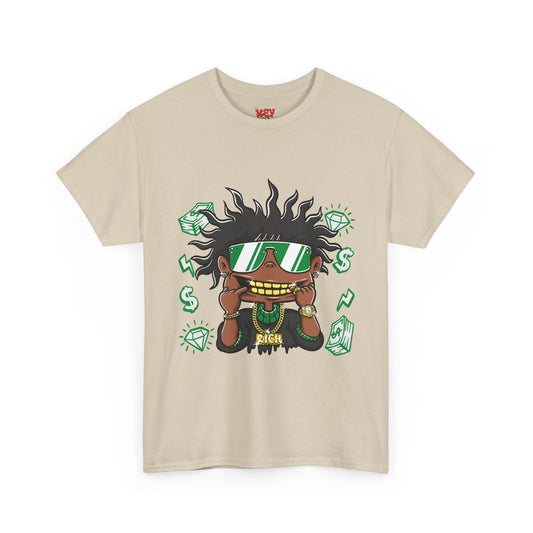 Money Eyes Graphic Tee — Cool Streetwear Cartoon Character T-Shirt