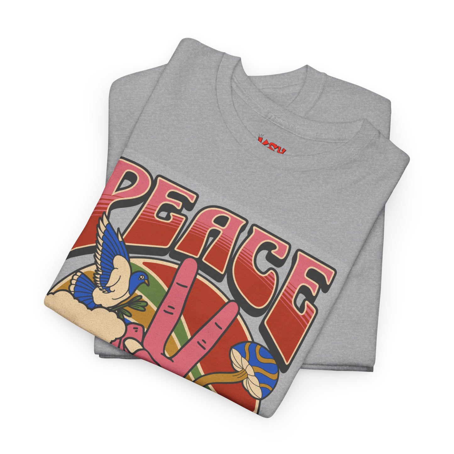 Peace Always T-Shirt – Retro 70s Hippie Peace Sign Graphic Tee