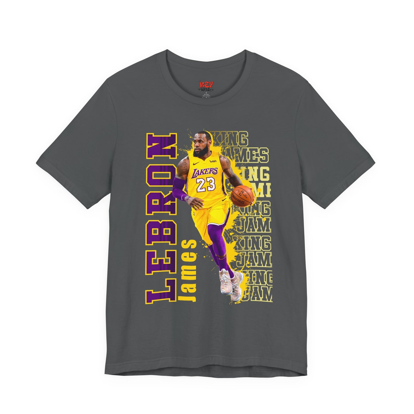 Lebron James Unisex Jersey Tee, Basketball Fan Shirt, Sports Apparel, Gift for Him, Casual Wear, Lakers Merchandise