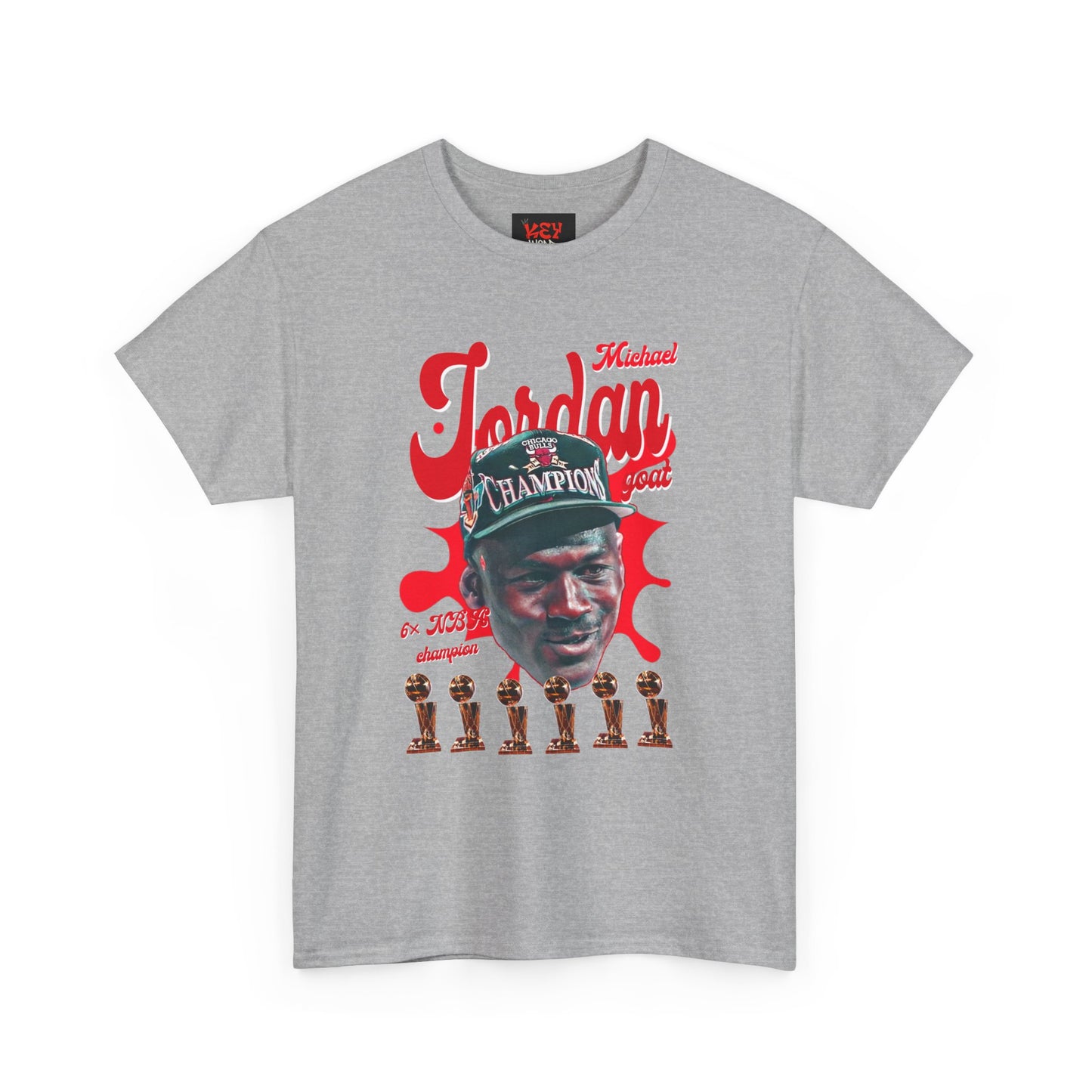 Jordan Champion Tee — Vintage Michael Jordan 6x Finals MVP Basketball Shirt